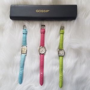 Watches set of three by Gossip